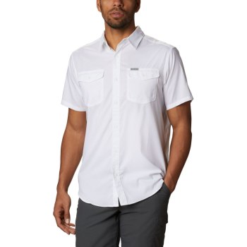 Columbia Muške Košulje - Utilizer II Solid Short Sleeve Bijele | NBMV-28579